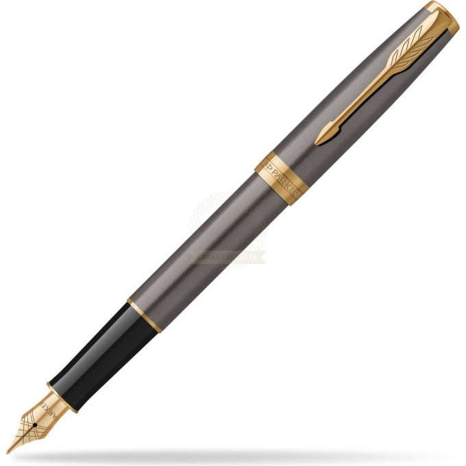 Ручка перьевая PARKER SONNET GREY CORE GT (2213680) F