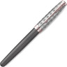 Ручка перьевая PARKER SONNET PREMIUM F537, Metal Grey PGT (Перо F)