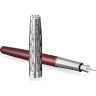 Ручка перьевая PARKER SONNET PREMIUM F537 METAL RED CT F золото 18K
