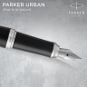 Ручка перьевая PARKER URBAN CORE MUTED BLACK CT, F