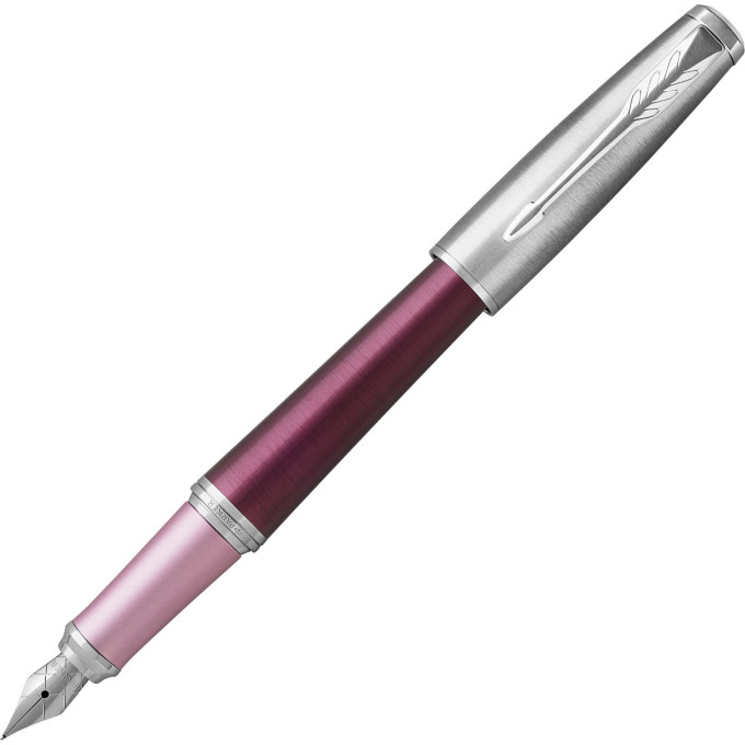 Ручка перьевая PARKER URBAN PREMIUM DARK PURPLE CT, F