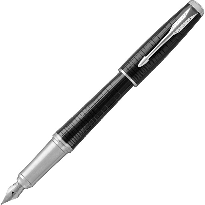 Ручка перьевая PARKER URBAN PREMIUM EBONY METAL CT, F
