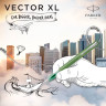 Ручка перьевая Parker Vector XL F21 Green CT M