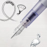 Ручка перьевая PARKER VECTOR XL F21 SILVER BLUE CT M