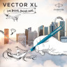 Ручка перьевая PARKER VECTOR XL F21 TEAL CT M