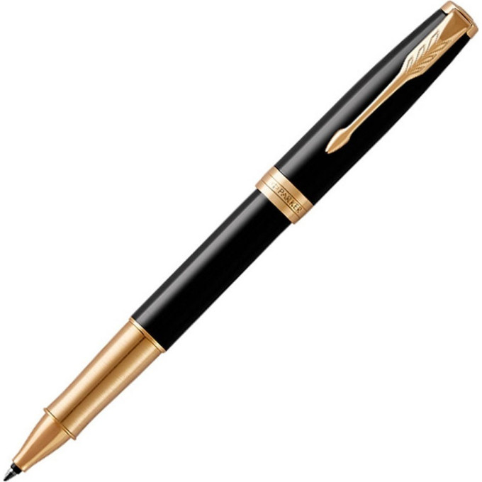Ручка-роллер PARKER ESSENTIAL SONNET LAQUE BLACK GT F