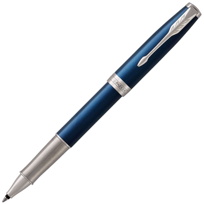Ручка-роллер PARKER ESSENTIAL SONNET LAQUE BLUE CT