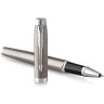 Ручка роллер PARKER IM ESSENTIAL T319 BRUSHED METAL CT F