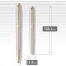 Ручка роллер PARKER IM MONOCHROME T328 2172955 CHAMPAGNE PVD F