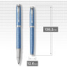 Ручка-роллер PARKER IM PREMIUM BLUE CT, F