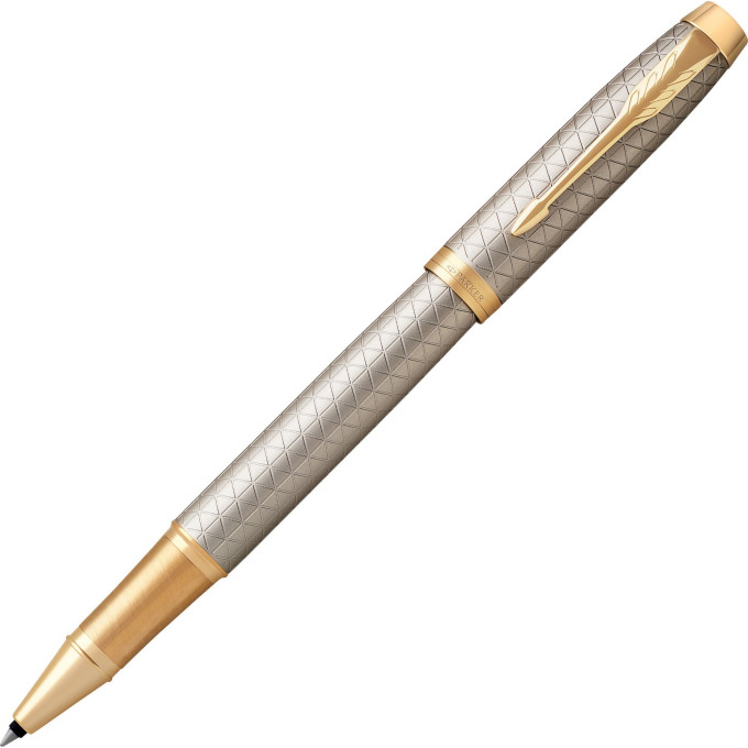 Ручка-роллер PARKER IM PREMIUM WARM GREY GT, F