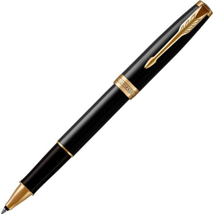 Ручка роллер PARKER SONNET CORE T539 LAQBLACK GT F
