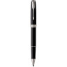 Ручка роллер PARKER SONNET CORE T539 LAQBLACK-SILVER СT F