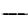 Ручка роллер PARKER SONNET CORE T539 LAQBLACK-SILVER СT F