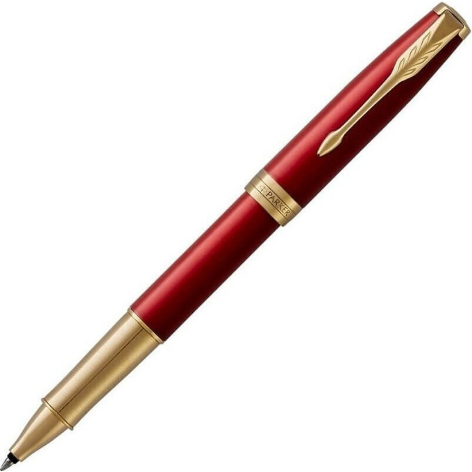 Ручка роллер PARKER SONNET CORE T539 LAQRED GT F