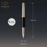 Ручка роллер PARKER SONNET PREMIUM T537 METAL BLACK GT F