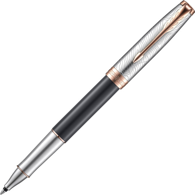 Ручка-роллер PARKER SONNET SPECIAL EDITION STRATUM GREY PGT, F