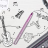 Ручка-роллер PARKER VECTOR XL LILAC CT, F
