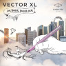Ручка-роллер PARKER VECTOR XL LILAC CT, F