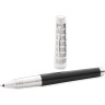 Ручка роллерная PARKER PREMIER CUSTOM TARTAN BLACK, F