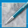 Ручка шариковая PARKER IM PREMIUM K318 BLUE GREY CT M