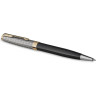 Ручка шариковая PARKER SONNET PREMIUM K537 Metal Black GT M