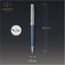 Ручка шариковая PARKER SONNET PREMIUM K537 Metal Blue CT M