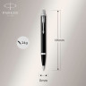 Шариковая ручка PARKER IM BLACK CT, M
