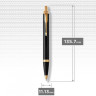 Шариковая ручка PARKER IM BLACK GT, M