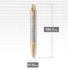 Шариковая ручка PARKER IM PREMIUM WARM GREY GT, M