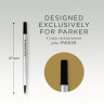 Стержень роллер PARKER QUINK RB Z01 M 0.7 мм черные чернила, без упаковки