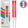 Стержень шариковый PARKER QUINKFLOW BASIC Z09 M 1мм красные чернила